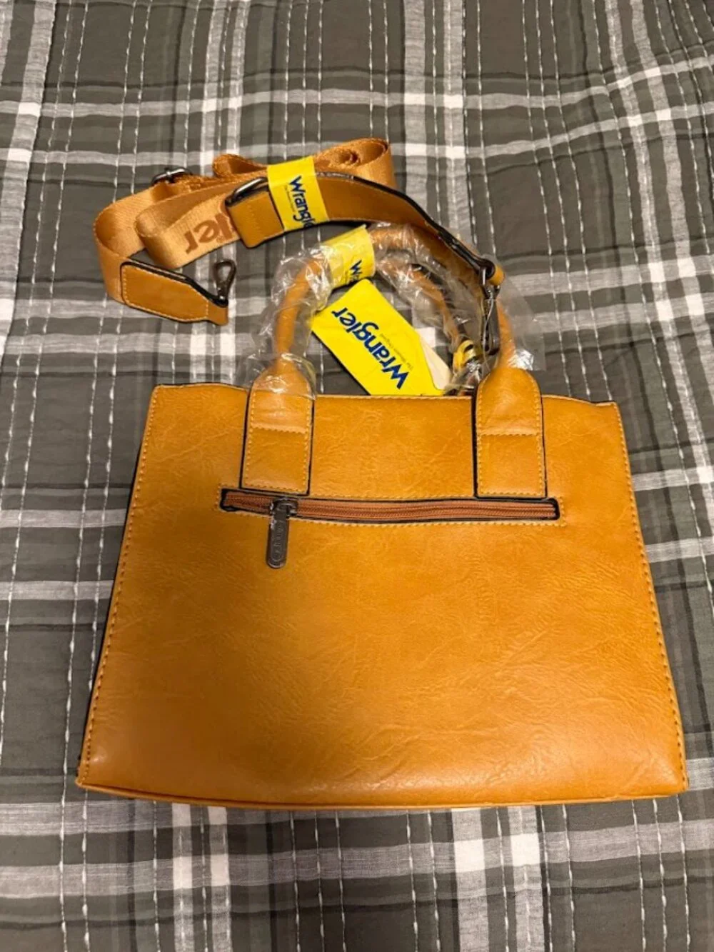 NWT Wrangler Medium Carry All Bag Crossbody Tote Mustard